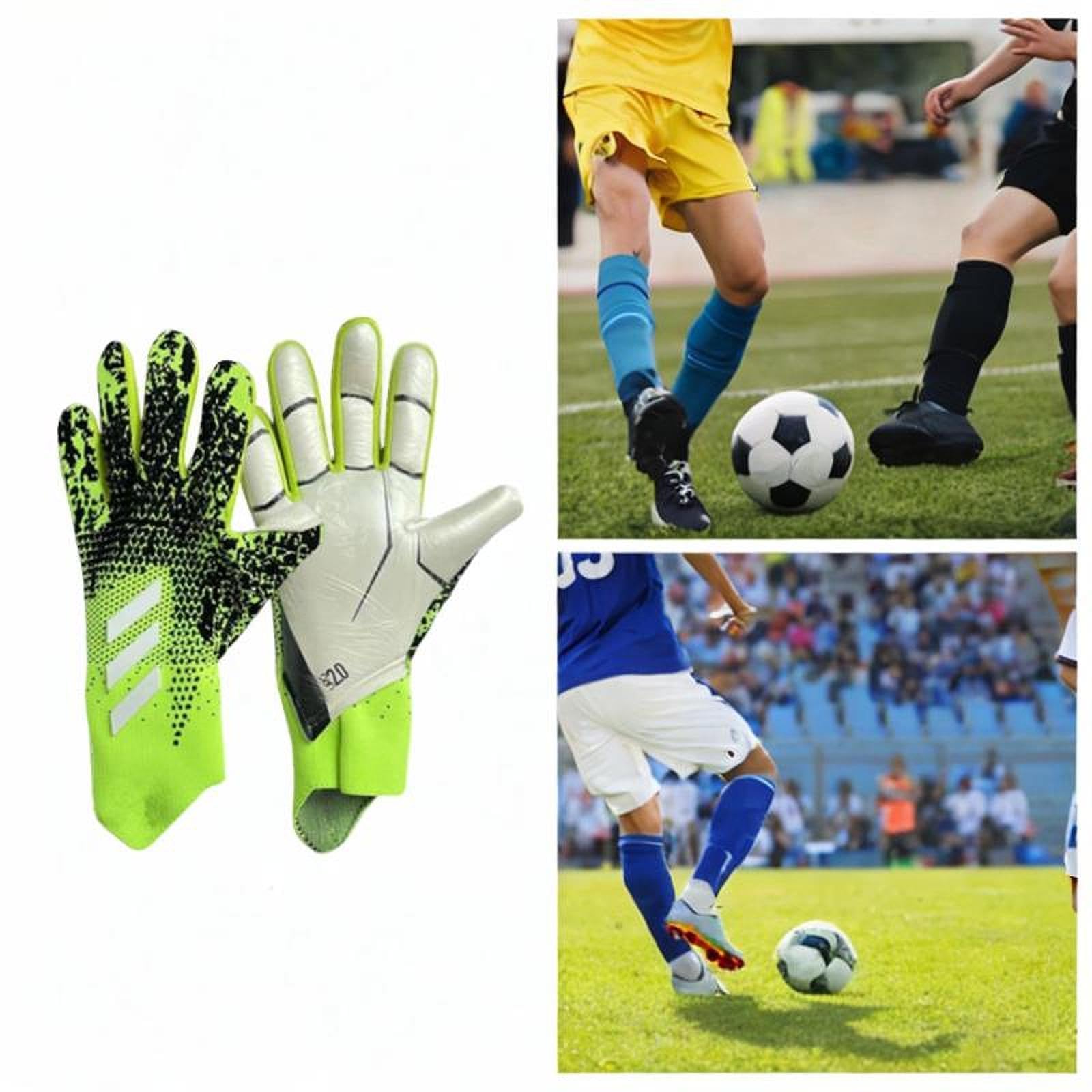 Goalkeeper Gloves for Adults Children Soccer Goalie Gloves for Outdoor Games Size 10 Green and Black | Sporting Goods | Team Sports | Soccer | Clothing, Shoes & Accessories | Gloves-image-45