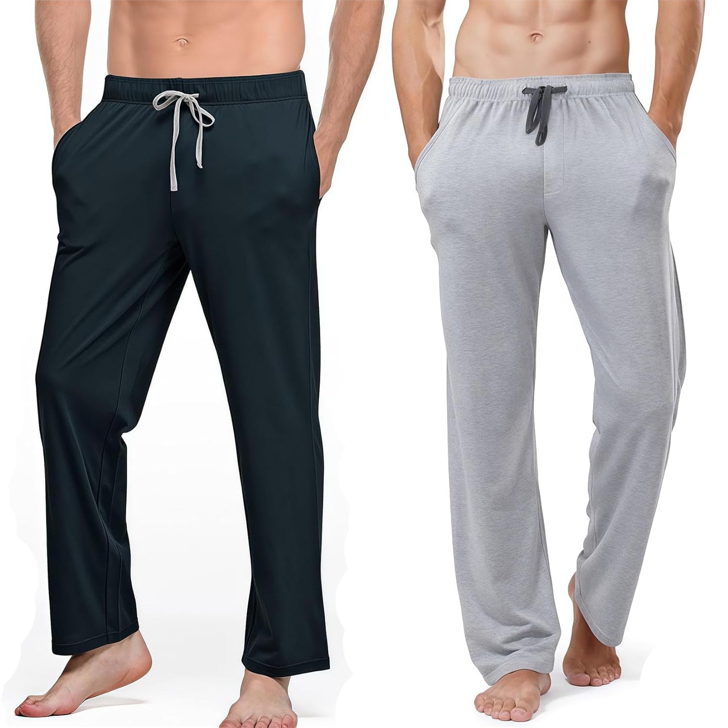 johny kingdom Men's Premium Cotton Lightweight Track Pants | (Pack of 2)-picture-12