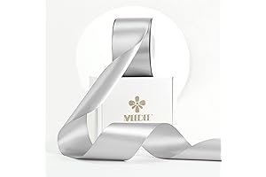 Versatile Silver Satin Ribbon: 2 Inch of Elegance for Your Creative Pursuits
