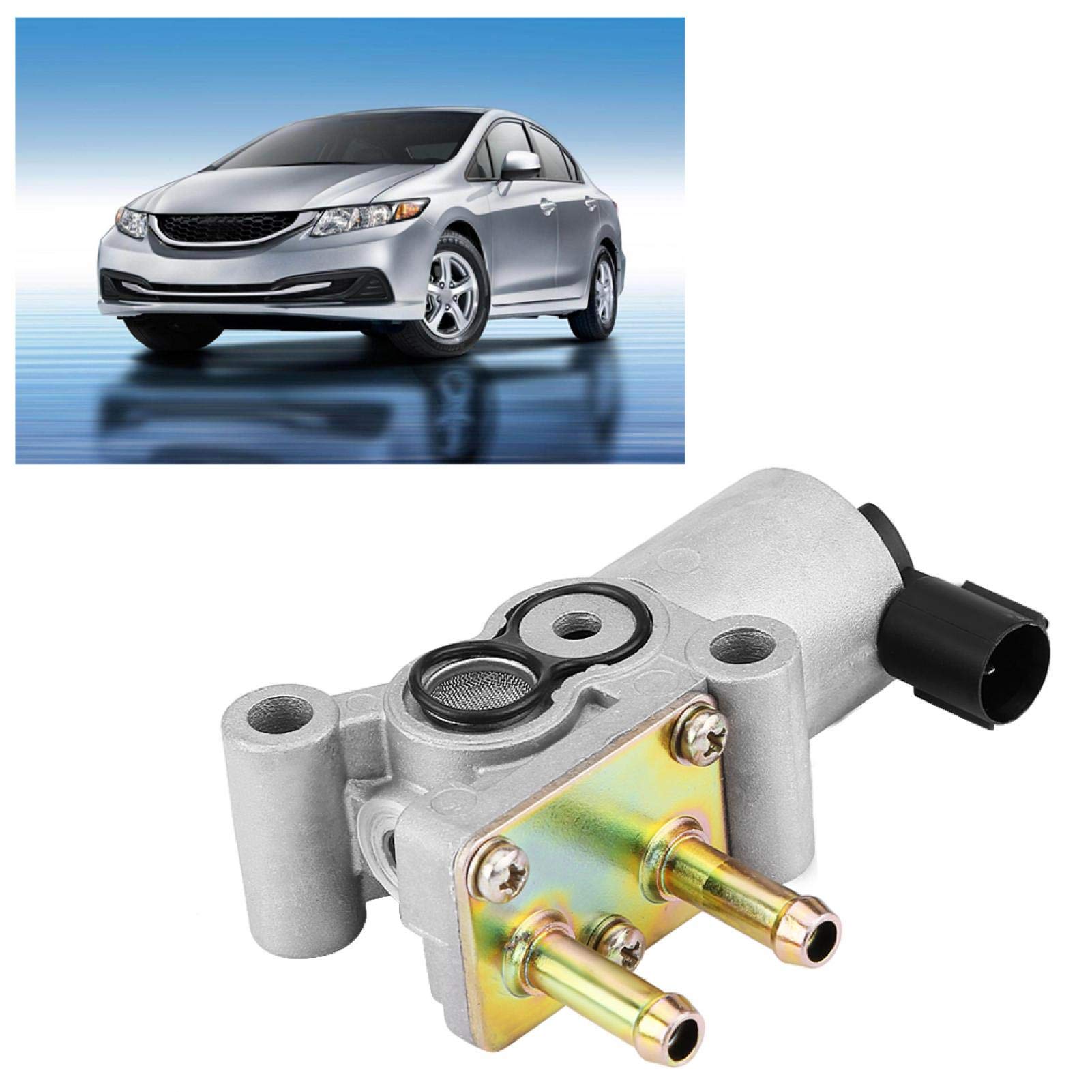 Qiilu Zawór zwrotny powietrza na biegu jałowym, zawór sterujący powietrzem jałowym IAC do CR-V 2.0L 1997-2001 1,5 l 1,6 l 1993-1996 36450P0D004
