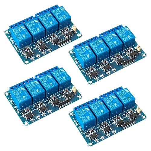 4 unids 4 canales 5V módulo de relé con optoacoplador para R3 MEGA 2560 1280 DSP ARM PIC AVR STM32 para Raspberry Pi