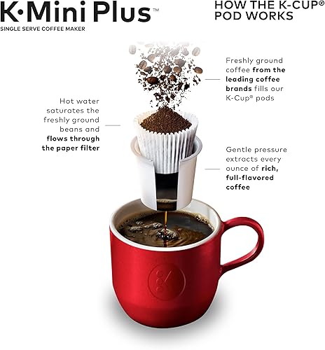 Miniatura 12 de Keurig K-Mini Plus Cafetera con mezcla especial Newman's Own Organics Newman, 32 unidades