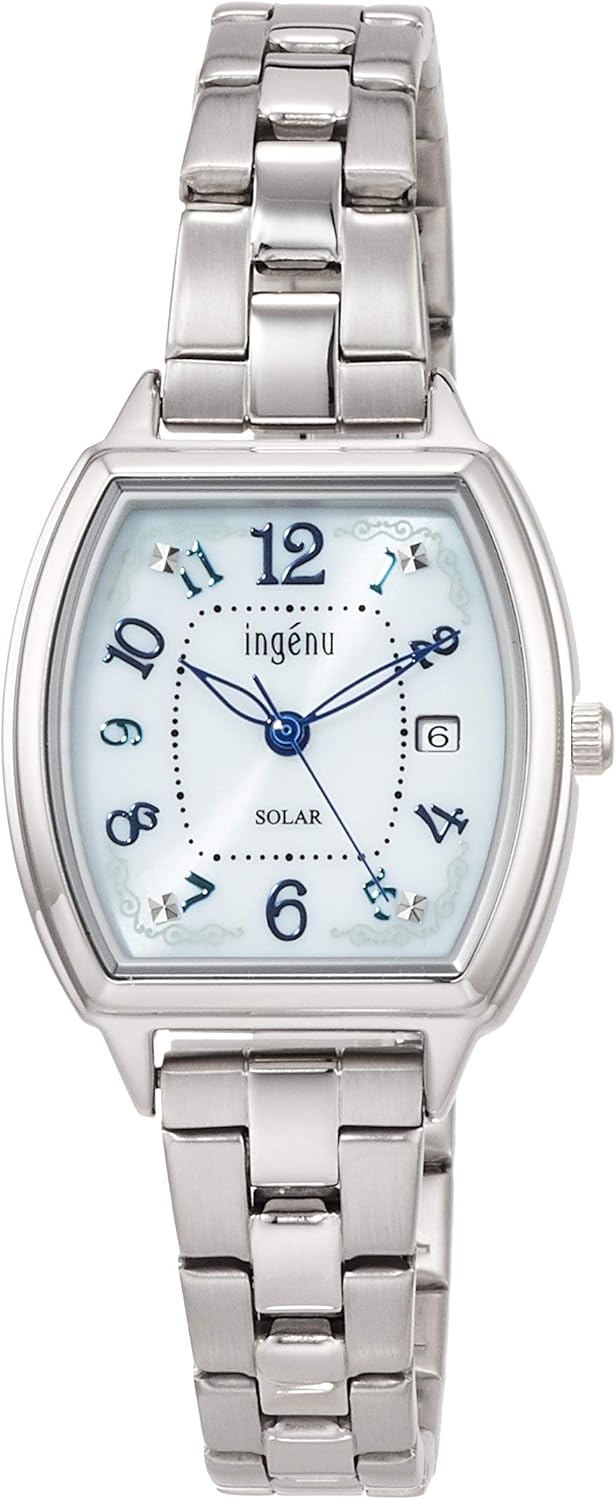Seiko Watch AHJD414 Women’s Solar Tonneau Watch with Calendar