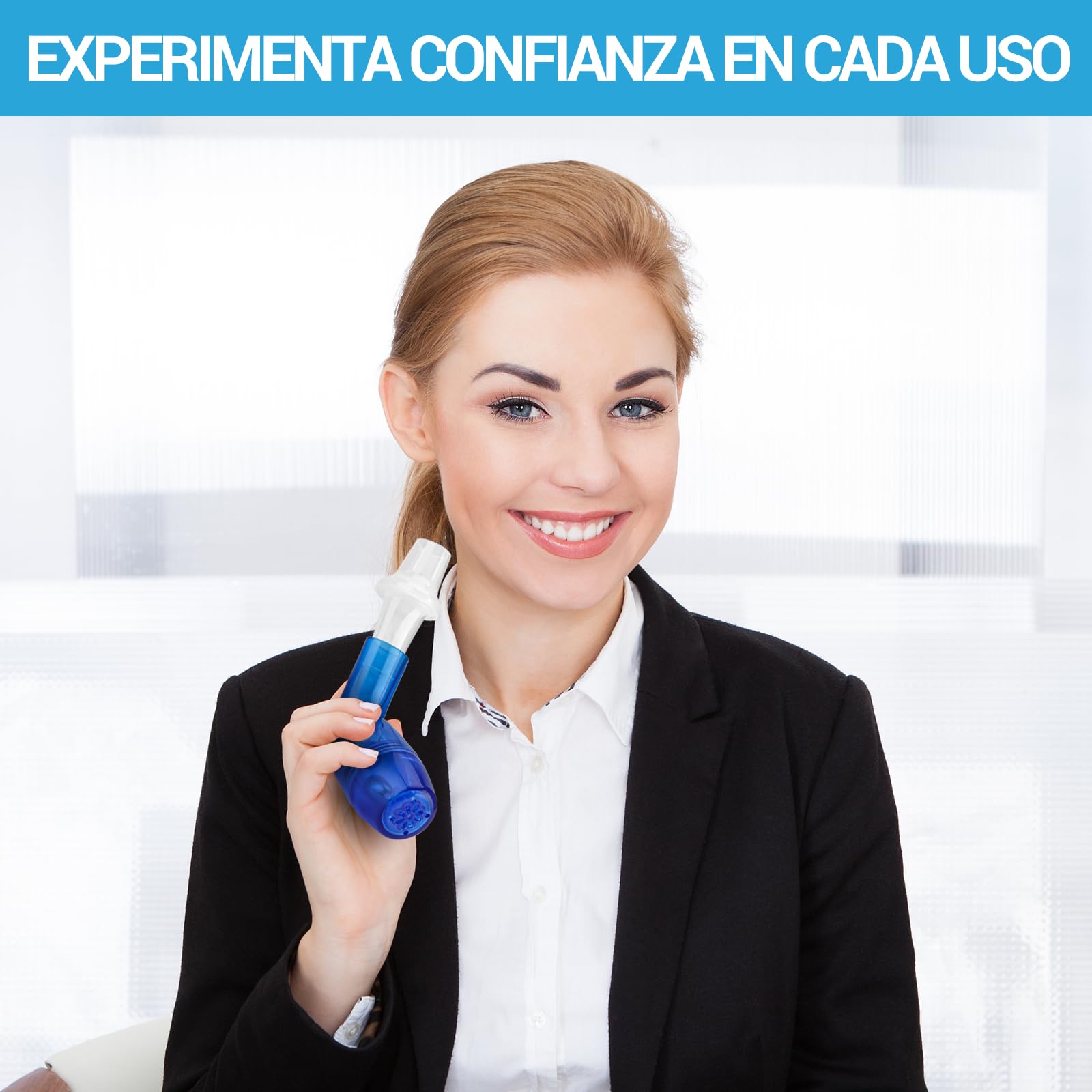 Tilcare Dispositivo de Eliminación de Moco y Expansor de Pulmón Respiratorio - Ayuda de Terapia de Ejercicio y Limpieza - Gran Tratamiento para EPOC, Asma, Fibrosis Quística o Fumadores