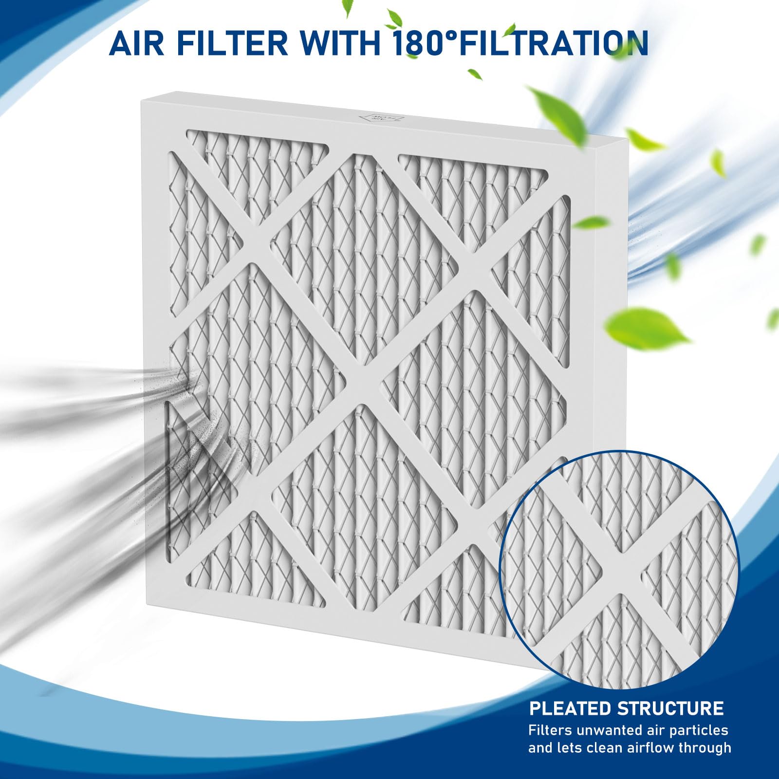 HEPA 550 Air Pre-Filter - Juego de repuesto MERV-13 compatible con Mounto AF500, Drieaz HEPA 500, BlueDri AS550 Air Scrubber, 40.6 cm de largo x 40.6 cm de ancho x 1.9 cm de alto, paquete de 5