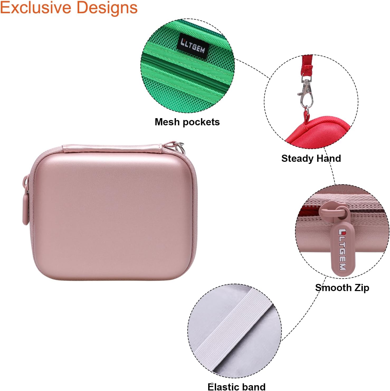 LTGEM Case Compatible with Nintendo Game & Watch: Super Mario Bros / The Legend of Zelda, Red+Gray(Case Only) - Image 3