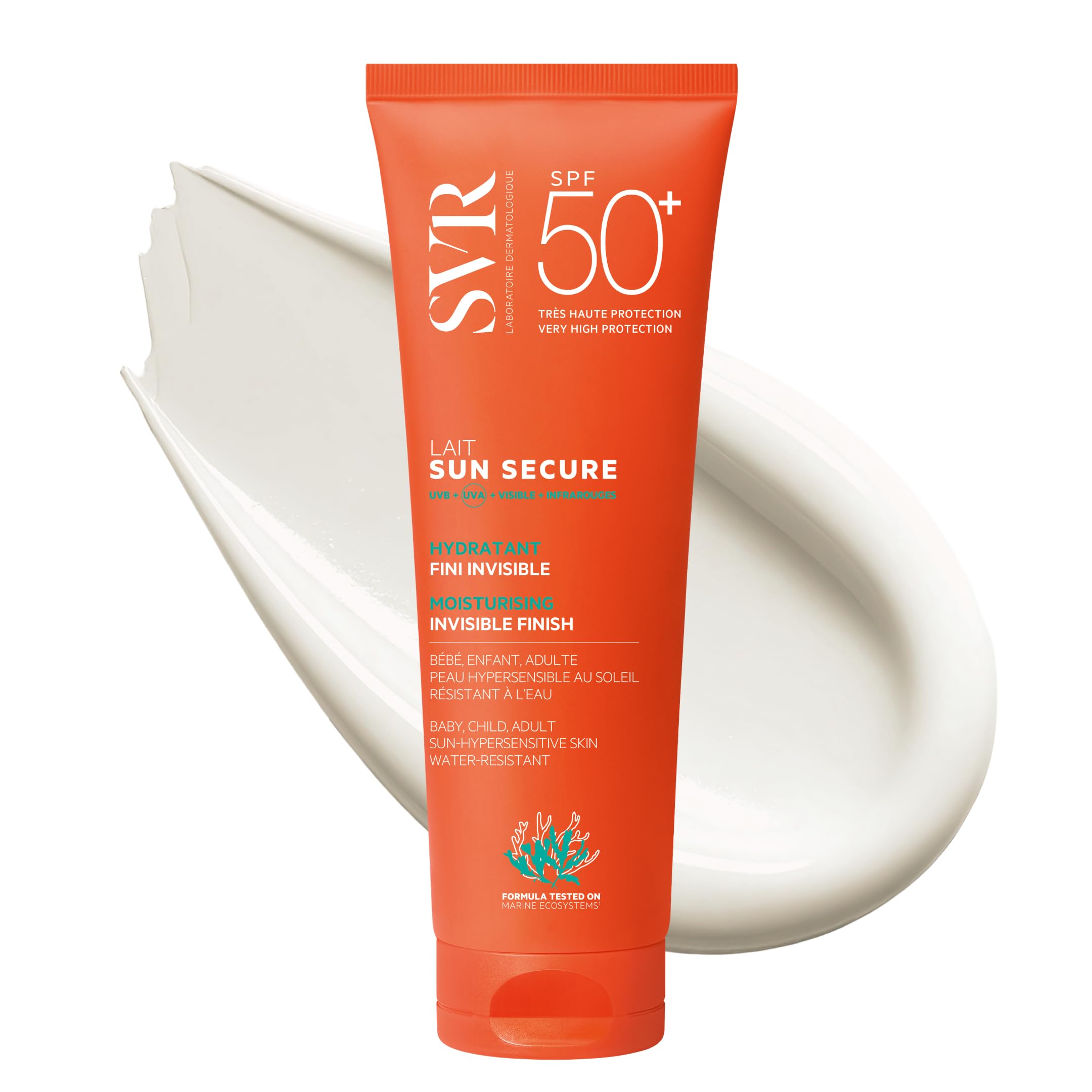 SVR SUN SECURE Milk SPF50+ Sun Cream for Face & Body 250ml