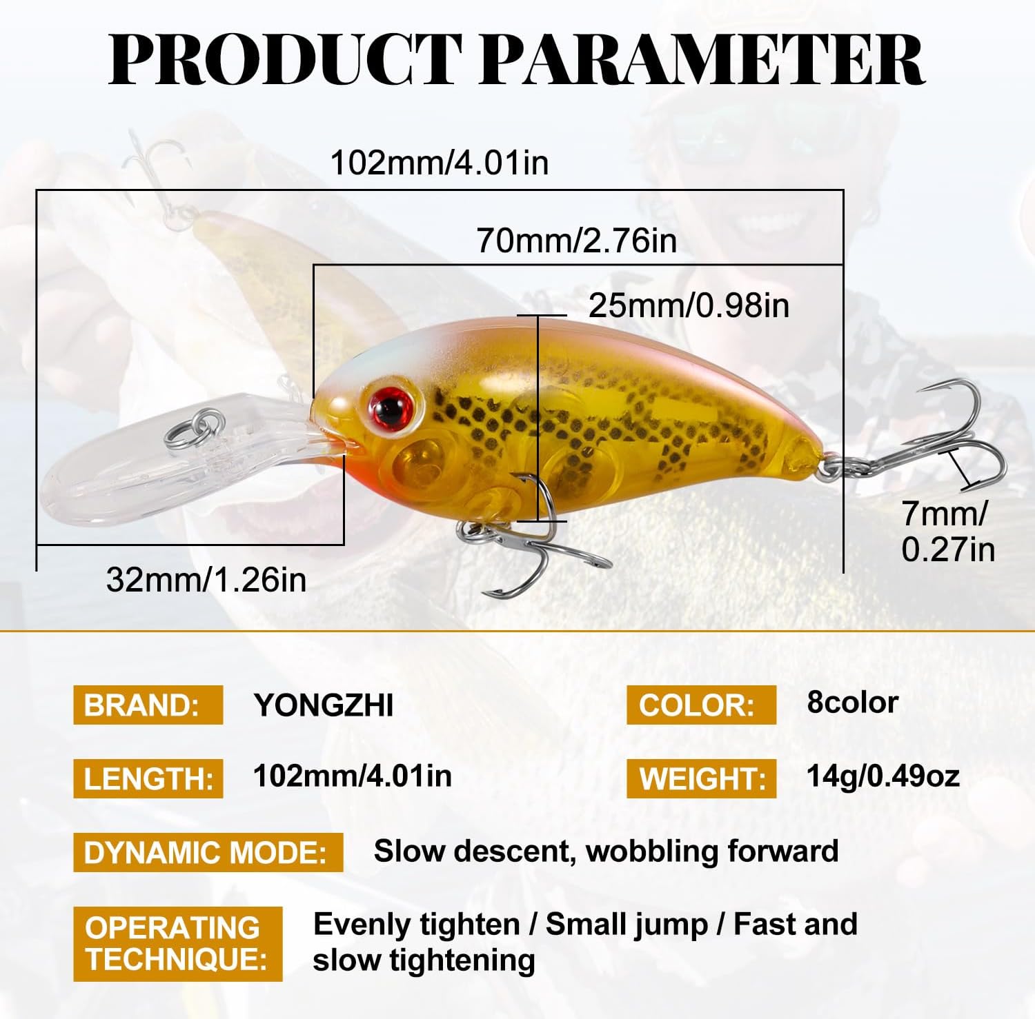 Fishing Lures Shallow Deep Diving Swimbait Crankbait Fishing Wobble Multi Jointed Hard Baits for Bass Trout Freshwater and Saltwater