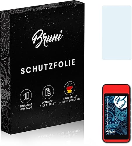 Bruni Protector de pantalla compatible con Autel MaxiTPMS ITS600 Pro, película protectora transparente (2X)
