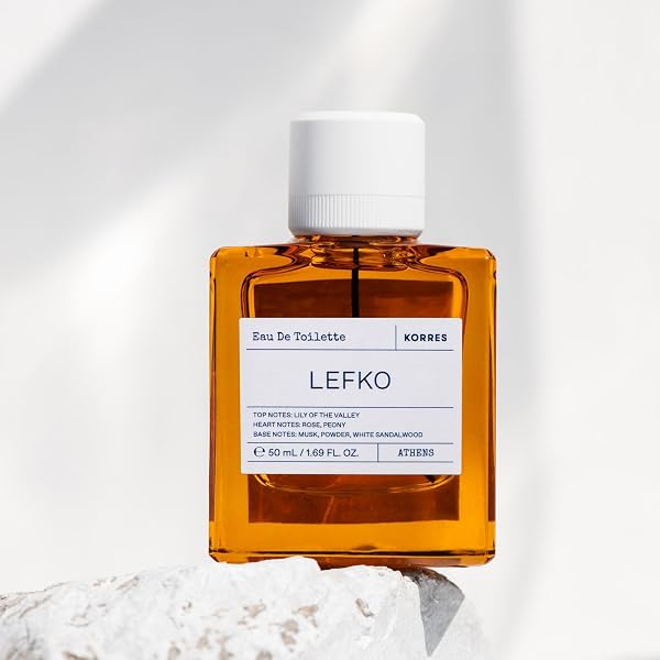 KORRES Lefko Eau de Toilette pour Femme Parfum Floral Poudré Musqué - Vegan 50ml - 3