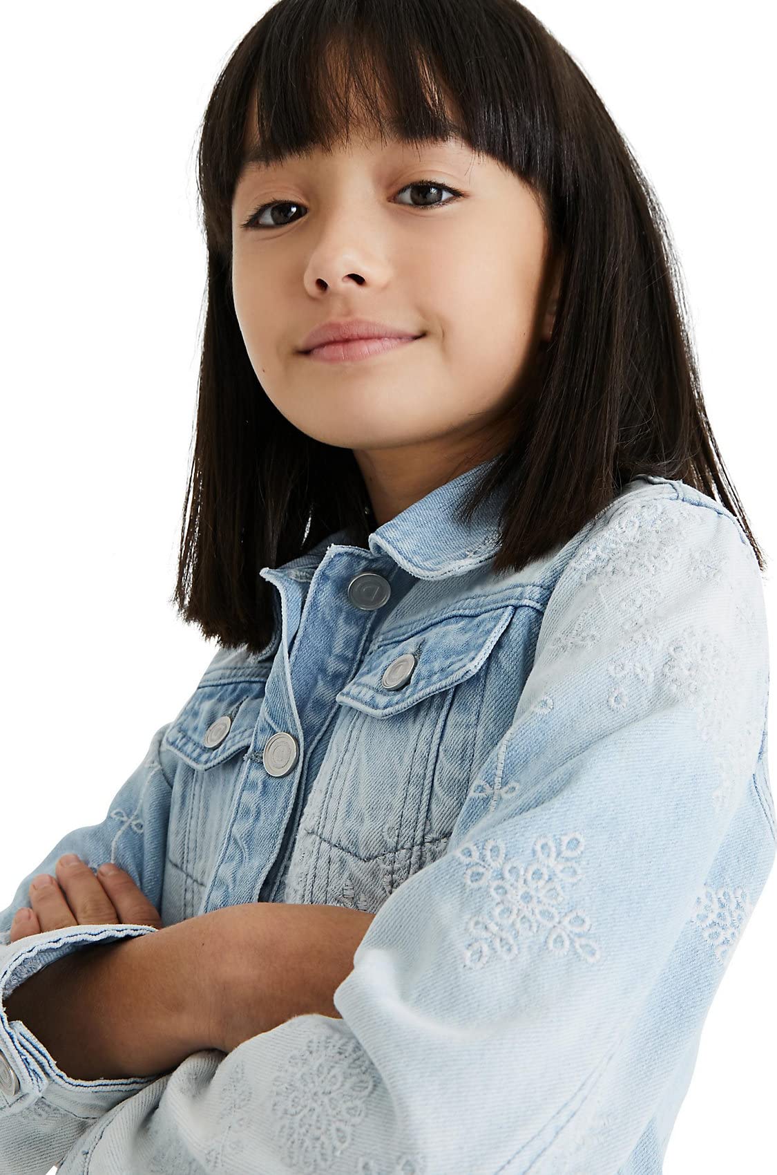 Desigual Chaq_iturra Chaqueta de Mezclilla para Niñas