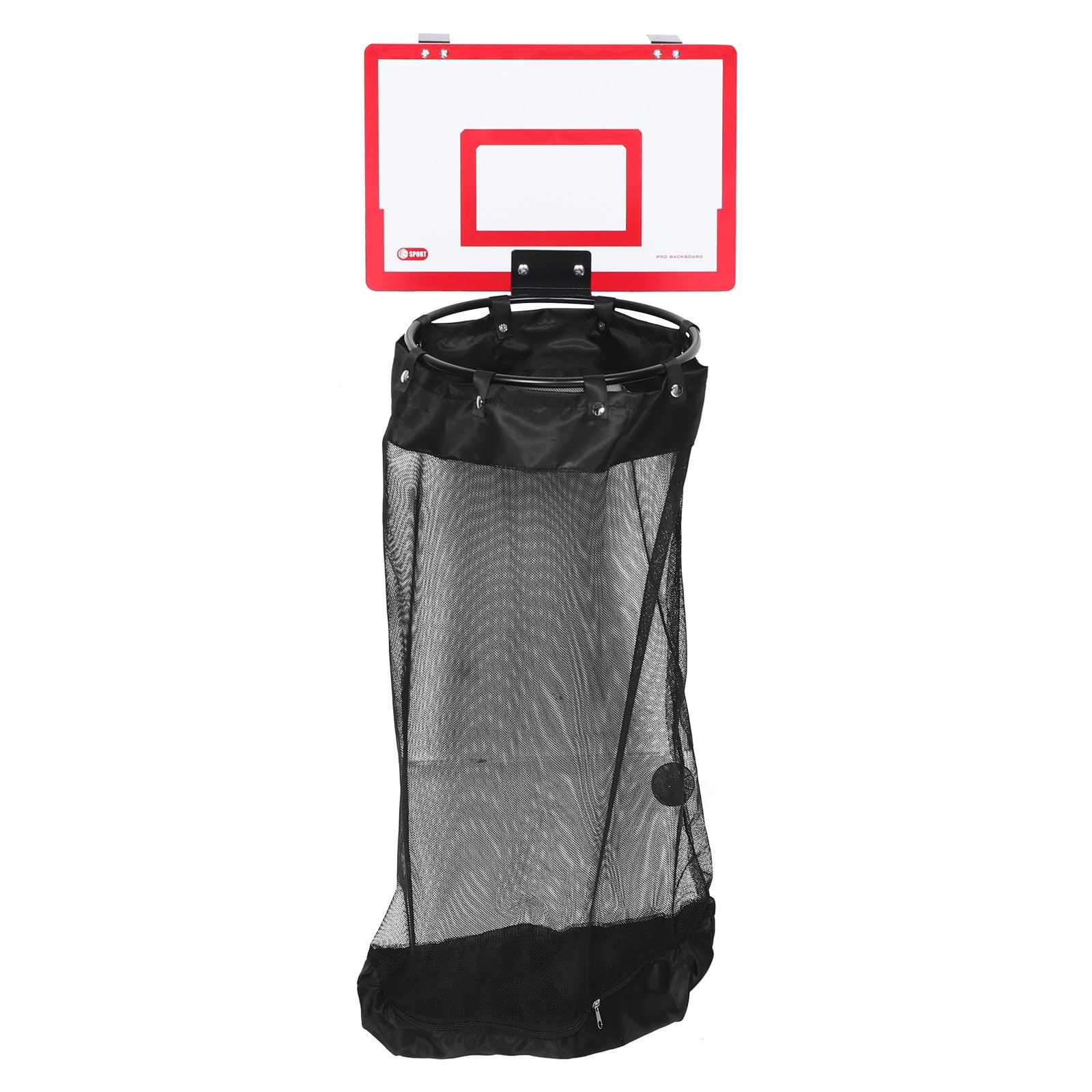 BESTonZON Cesto Portabiancheria con Design Salvaspazio e Ventilazione Ottimale in Legno a Forma di Canestro da Basket per Bagno e Camera da Letto