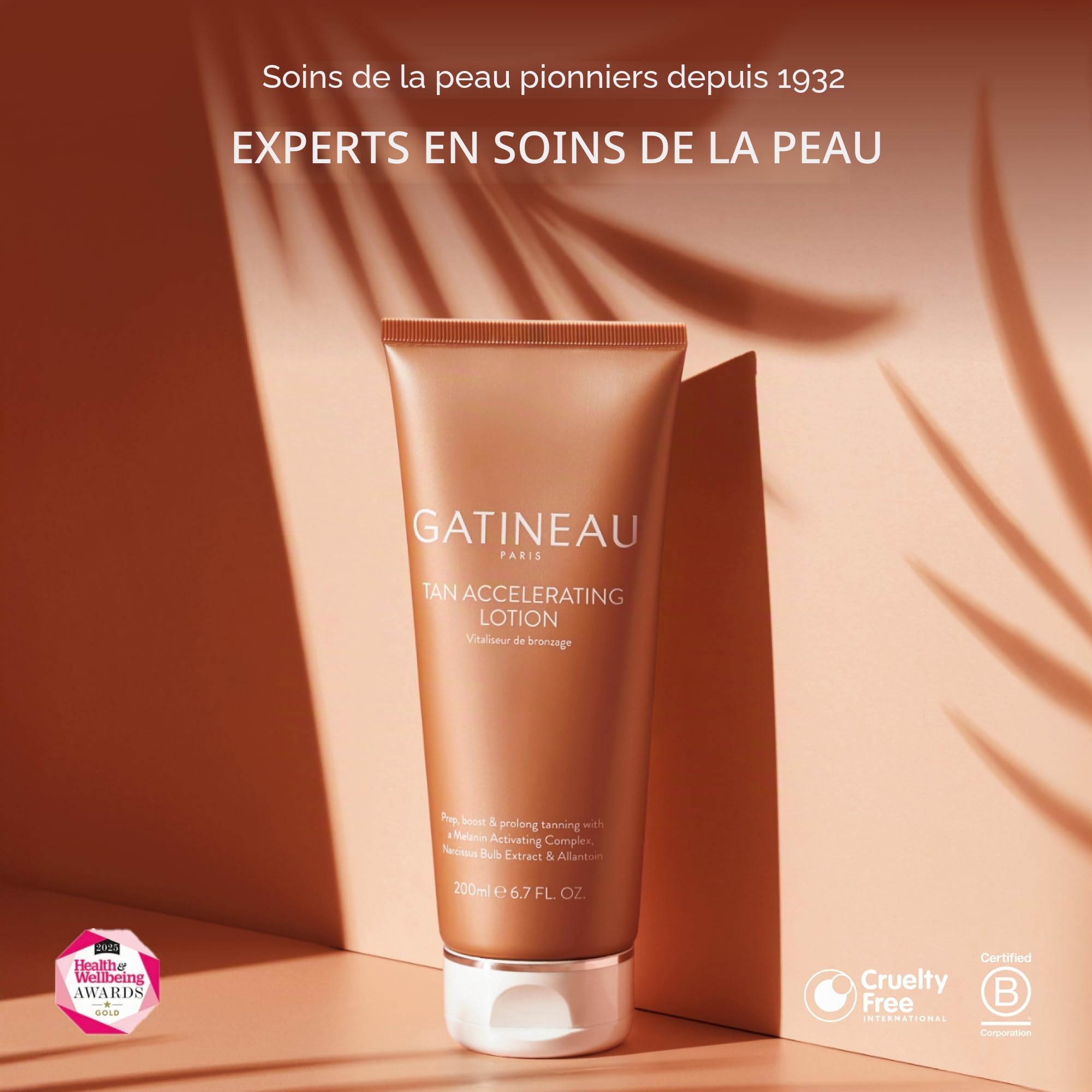Gatineau Vitaliseur de Bronzage Soin Avant/Après Soleil Hydratant, Corps Et Visage, 400 millilitre