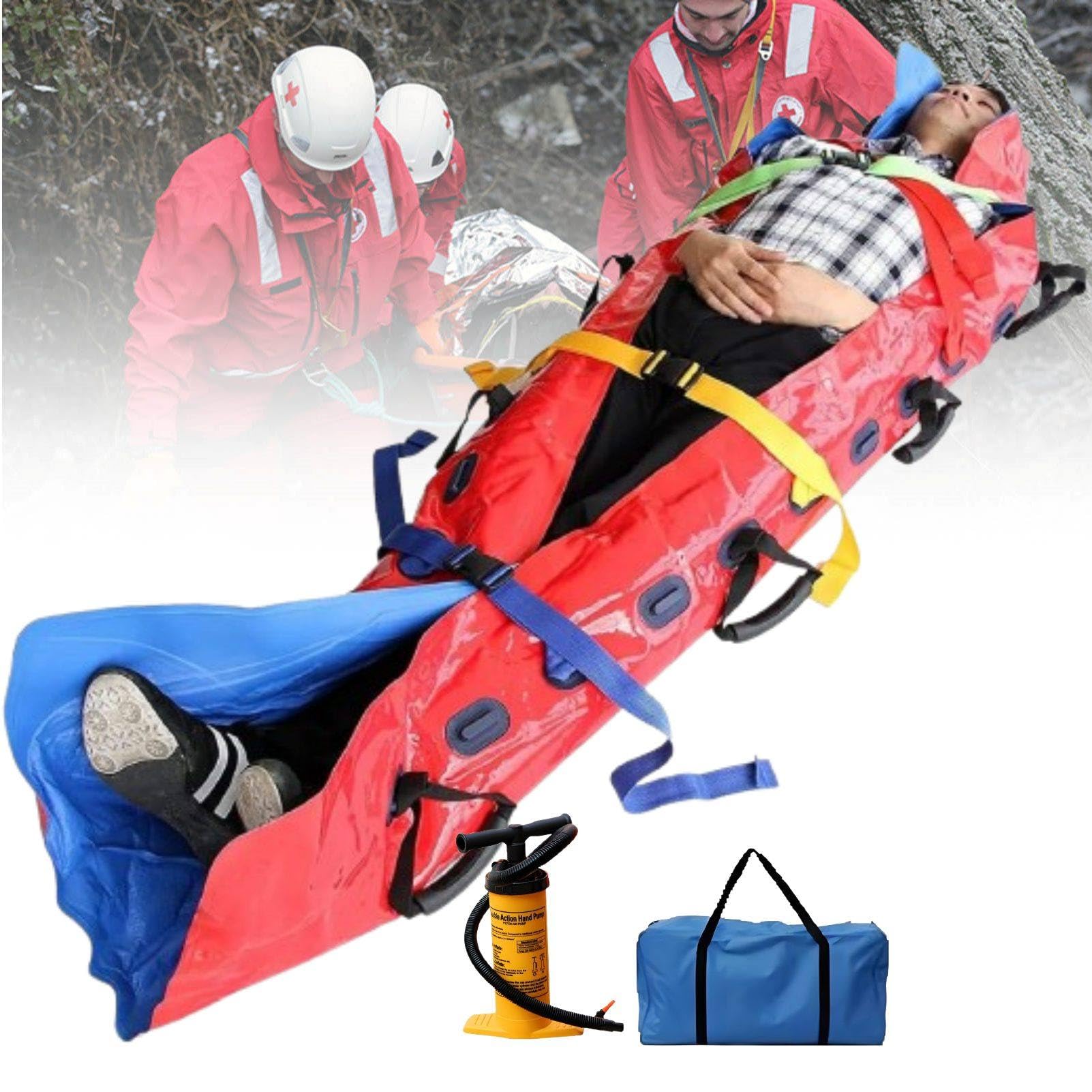 MhWrughts Trauma Vacuum Stretcher Mattress, Full-Body Emergency Immobilization Device with Portable Pump & Carry Bag, Suitable for Hospital & Mountain Rescue