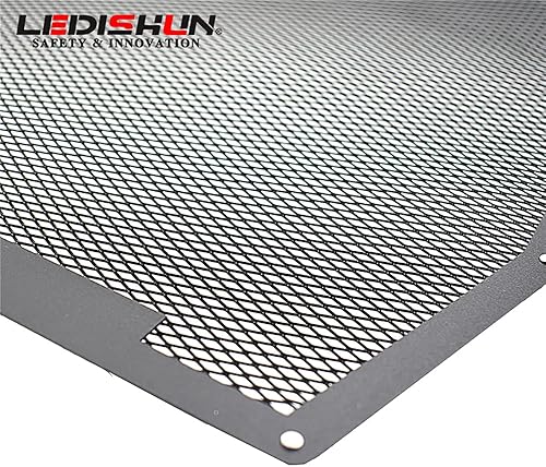 Miniatura 5 de Protector de radiador de motocicleta compatible con Kawasaki ZH2 H2-SX H2R (negro)