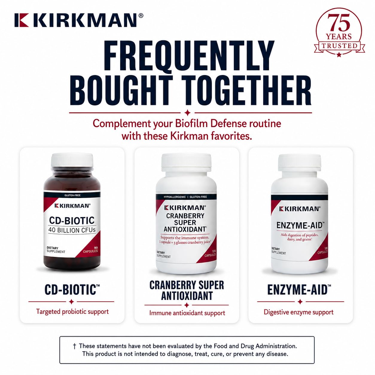 Kirkman Biofilm Defense - Intestinal Biofilm Disruptor, 60 Veg Capsules — Amazon image 9