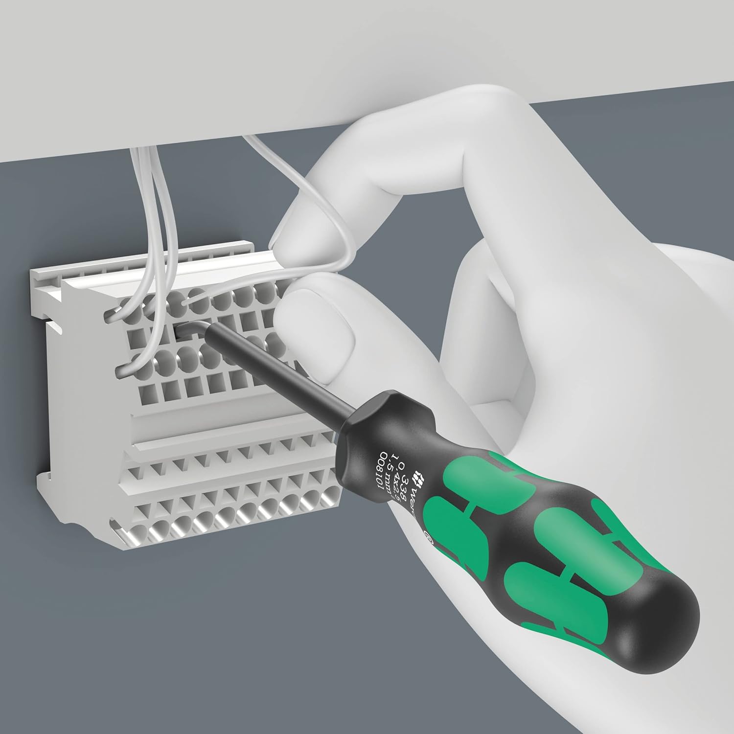 Wera - 05008100001 - Actuation Tools, 338/2 Set of Actuation Tools for Terminal Blocks (Spring Cages), 2 Pieces