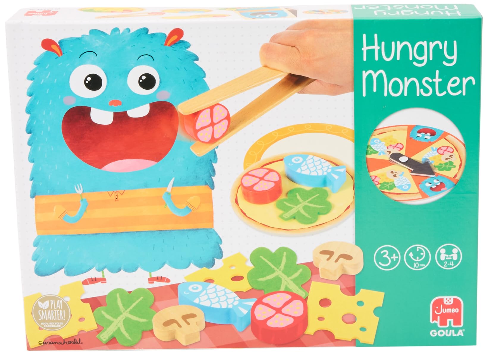 Goula - Hungry monster, Juego de mesa preescolar a partir de 3 años