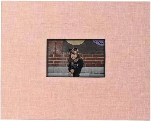 Kolo Newport Scrapbook, 11 x 14 pulgadas, ideal para álbumes de boda, libros de bebé y diarios de viaje, cambray coral