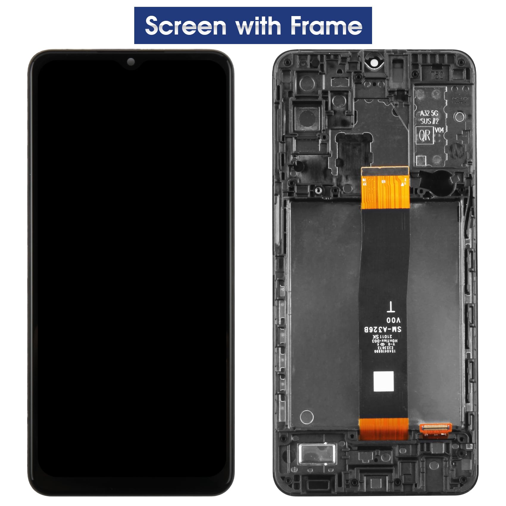 Reparo per Samsung Galaxy A32 5G LCD Display per Samsung A32 5G LCD Schermo di Ricambio (SM-A326B,SM-A326B/DS,SM-A326BR/DS) Touch Digitizer Assembly con Strumenti (con Cornice, Non per A32 4G)