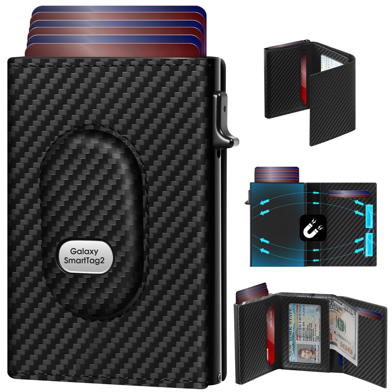GAOCHALE Pop-Up Wallet for Samsung SmartTag2