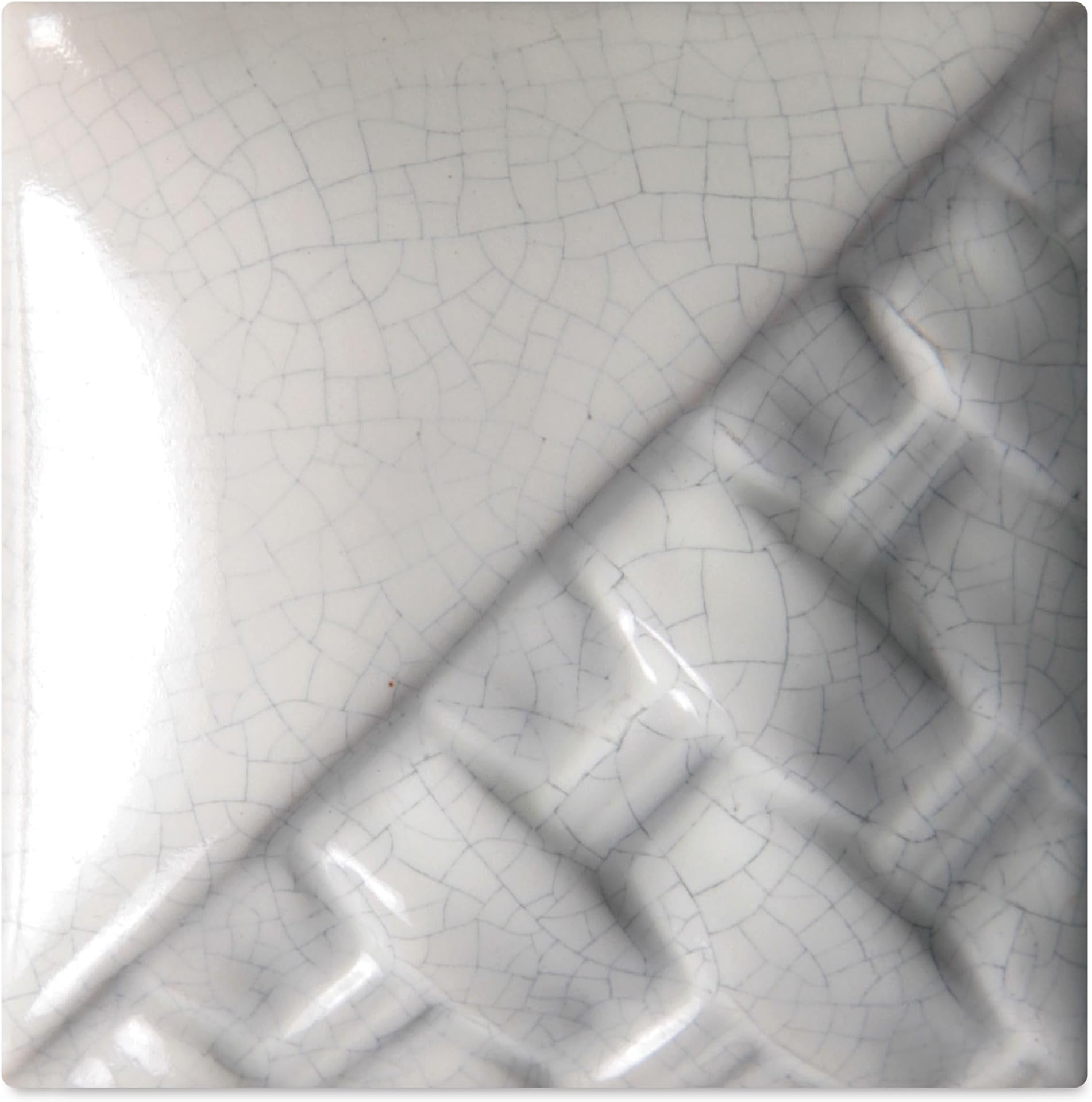 Stoneware Crackle Glaze - White, Pint