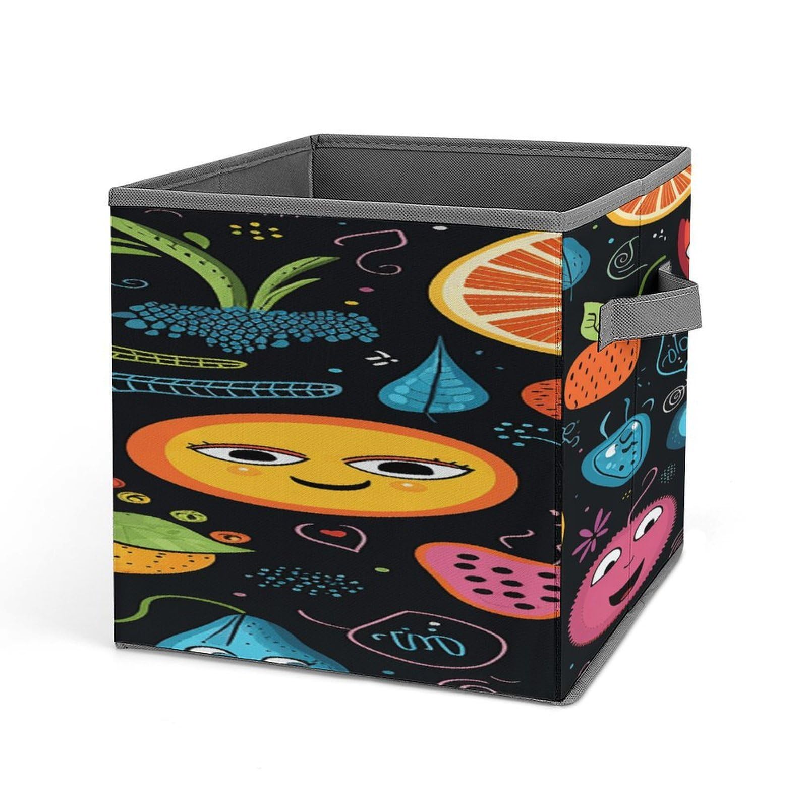Fekiloot Style Fruits And Butterflies Storage Bins Storage Baskets