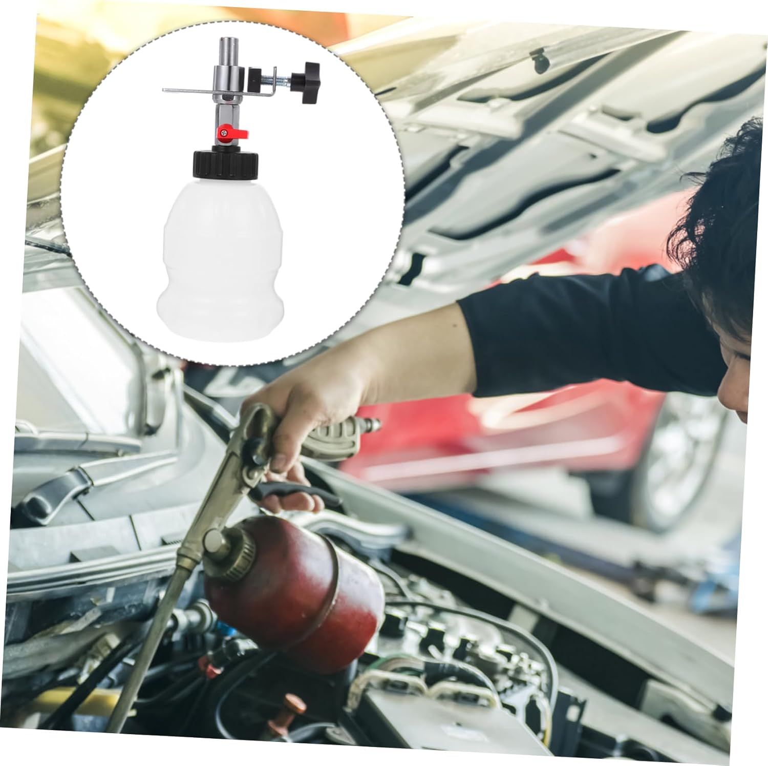 Auto Brake Fluid Change Can Brake Fluid Pot for Easy Replacement and Storage Automotive System Maintenance