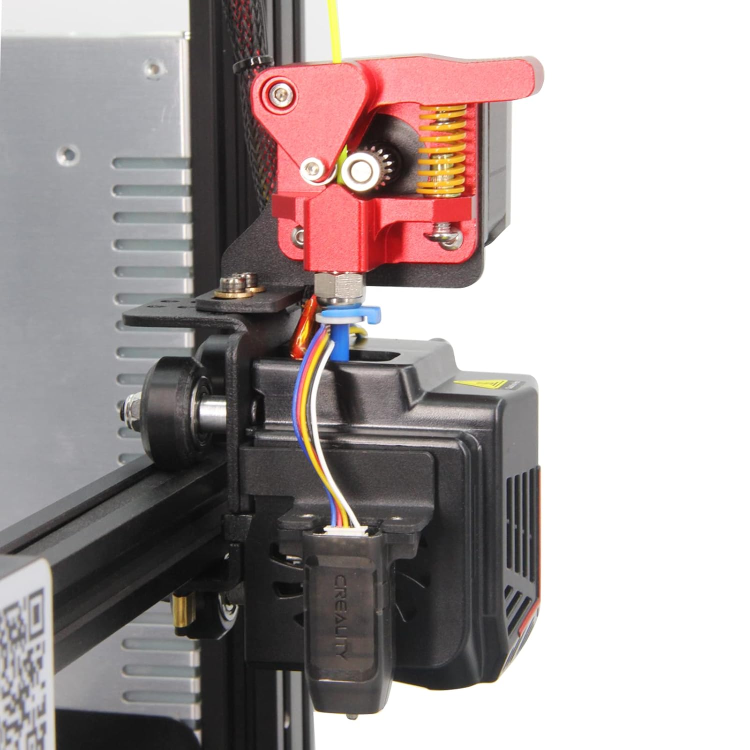 Zeberoxyz Ender 3 Neo 3D Printer Upgrade Direct Drive Plate with Dual Gear Extruder with Stepper Motor Only for Ender 3 Neo, Ender 3 Max Neo (Plate+Dual Extruder+Motor Kit)