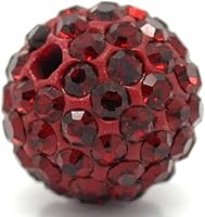 Vista 10 de Bolas de discoteca de 0.394 in de cuentas de arcilla de cristal checo Shamballa pavimenta calidad premium