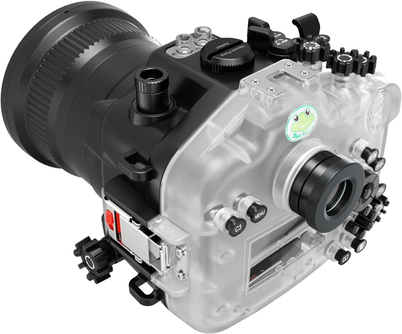 Seafrogs Underwater Housing for Sony A7M4 Alpha7 IV (ILCE-7M4 /a7 IV), [40M/130FT] Waterproof Scuba Case for Sony A7M4 A7 Mark IV A74, with Standard Port