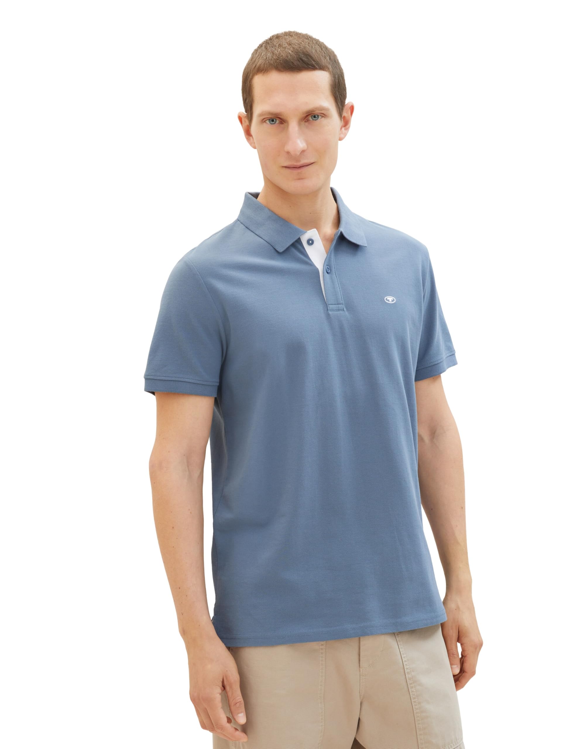 TOM TAILOR Herren Basic Piqué Poloshirt