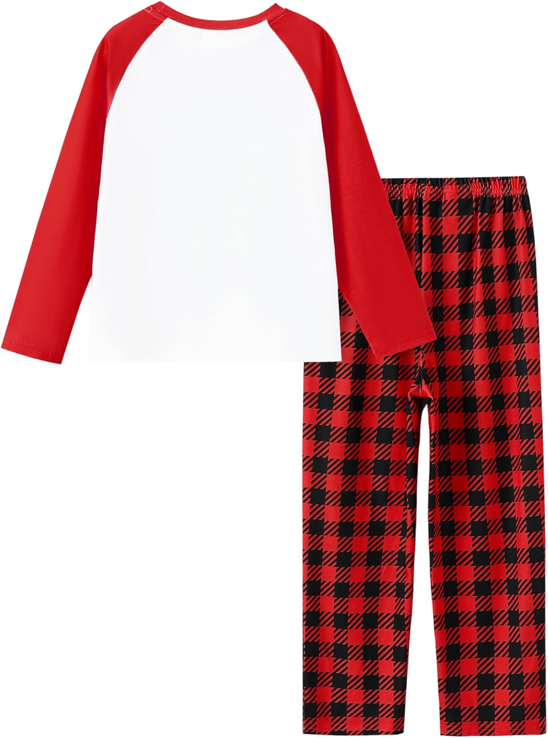 Harry Potter Pajamas Gryffindor Hufflepuff Slytherin Ravenclaw Hogwarts Crest Long Sleeve Shirt and Plaid Pant for Big Kid - Image 3