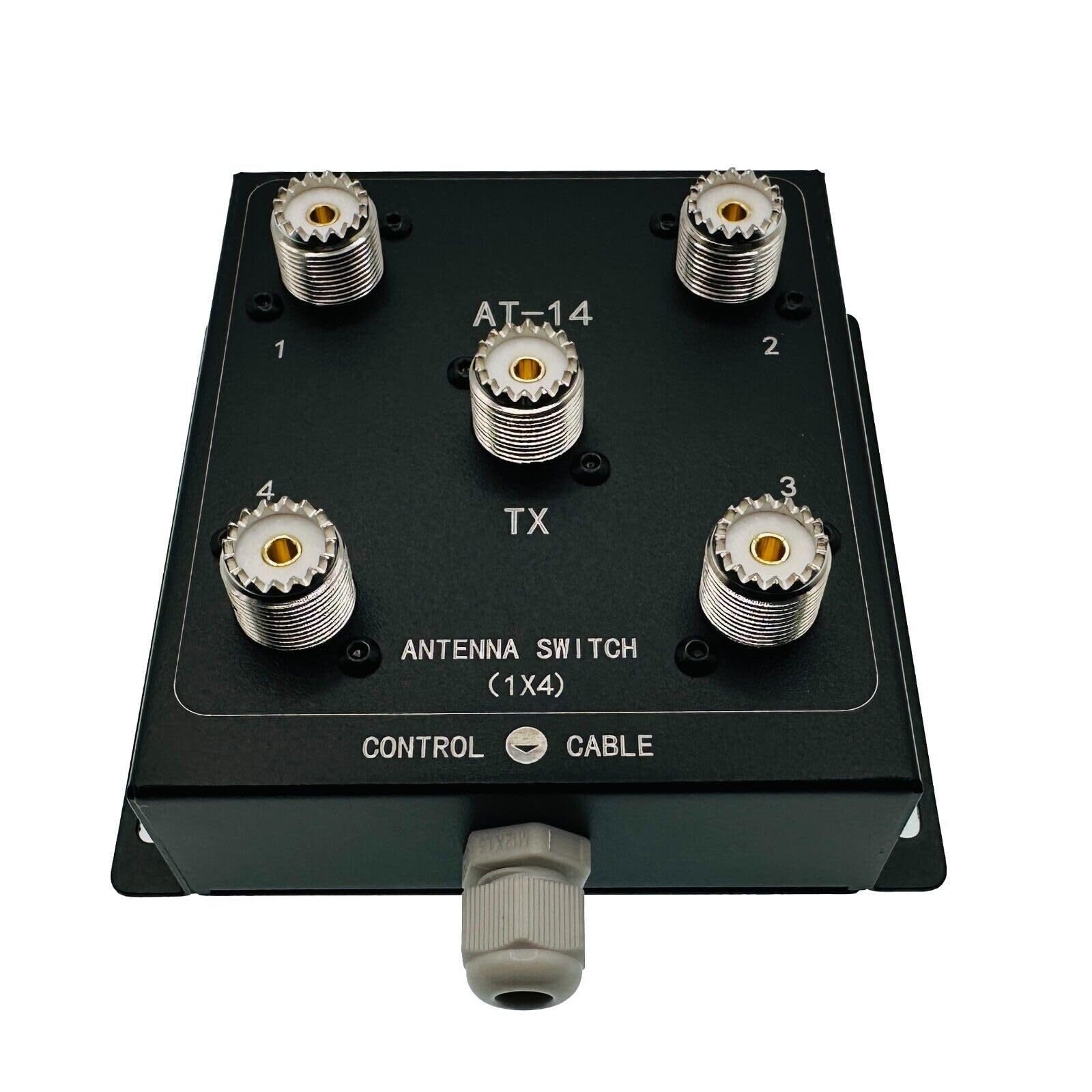 Discone Antenna AT-14 Heavy-Duty 4-Way Coaxial Emote Antenna Switch Kit ...
