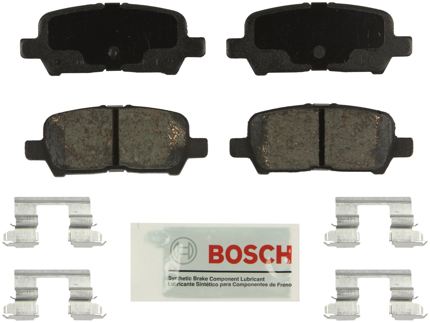 Bosch BE1324H Blue Disc Brake Pad Set with Hardware - FRONT — view 383
