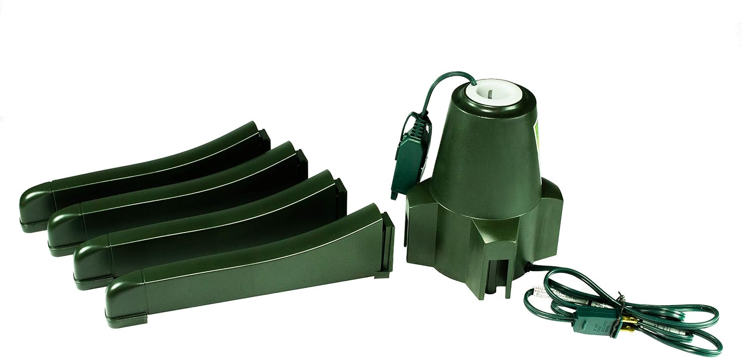 Teal Turtle Winter Wonder Rotating Christmas Tree Stand for Artificial Trees