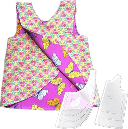 Plantilla de costura reversible para chaleco de bebé con instrucciones (idioma español no garantizado)  Bonita plantilla de patrones de costura de