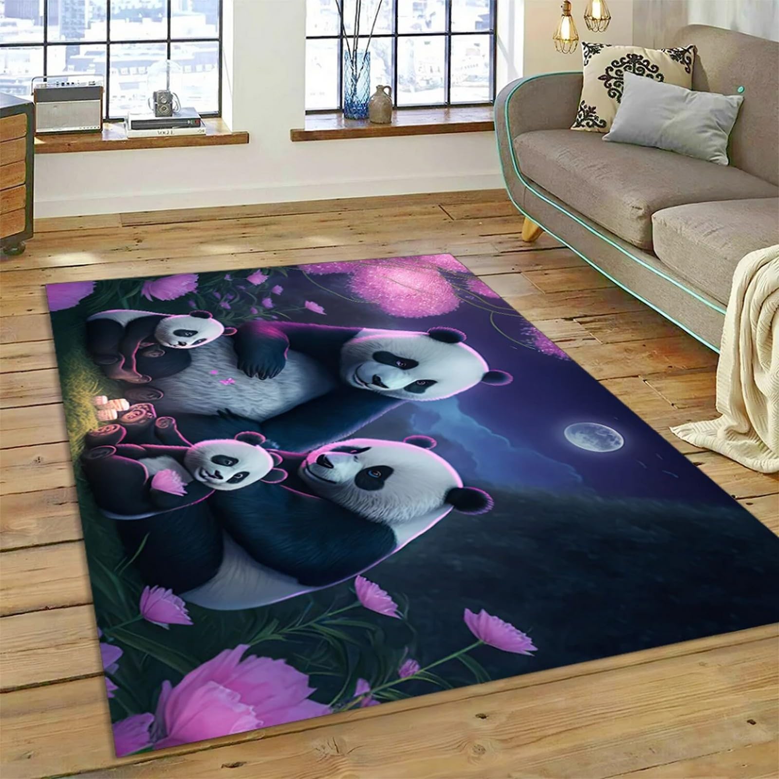 Tapis de salon moderne 180x280 cm lavable pour en finir avec les taches tenaces