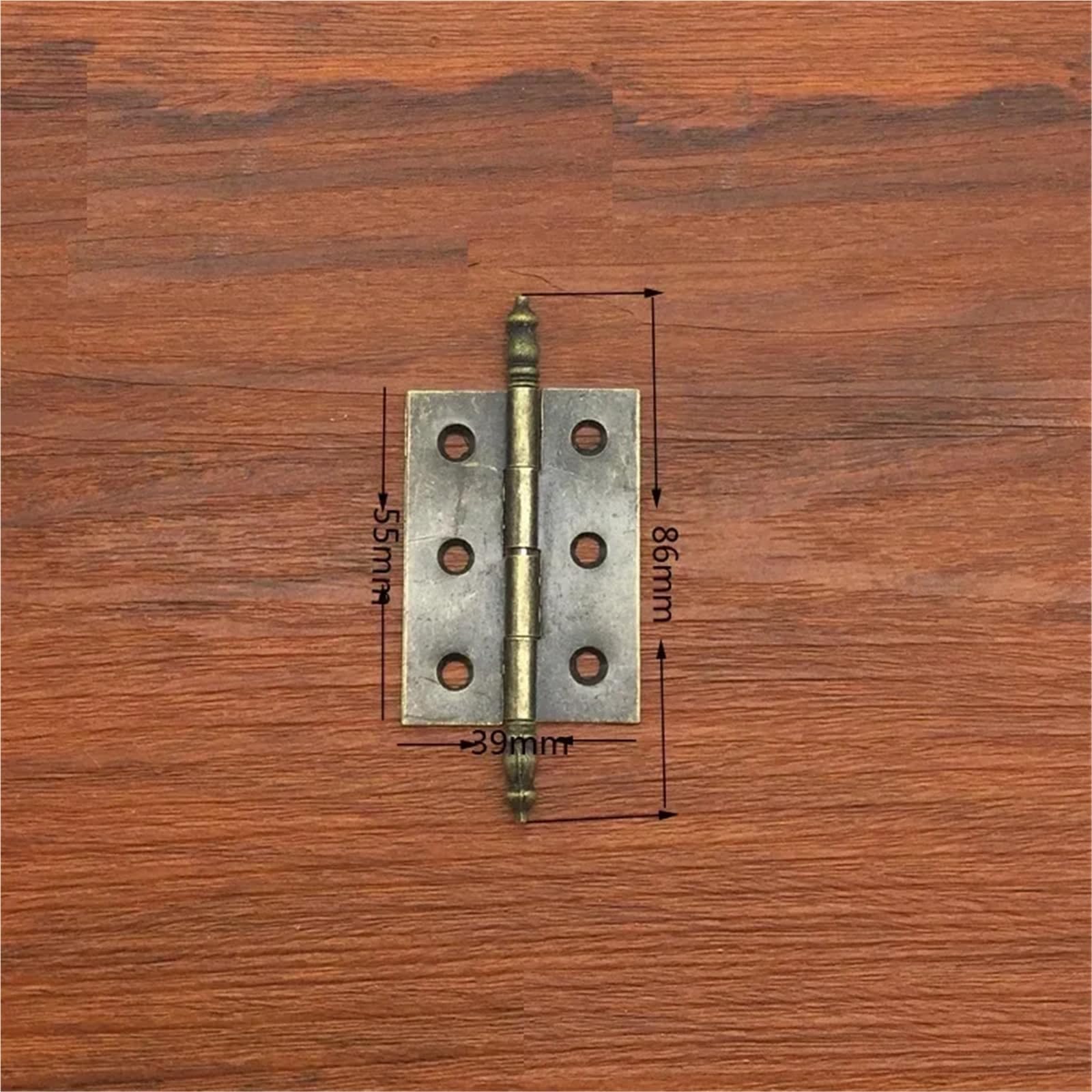 Cerniera piatta in ferro testa a corona ferratura porta mini mobile