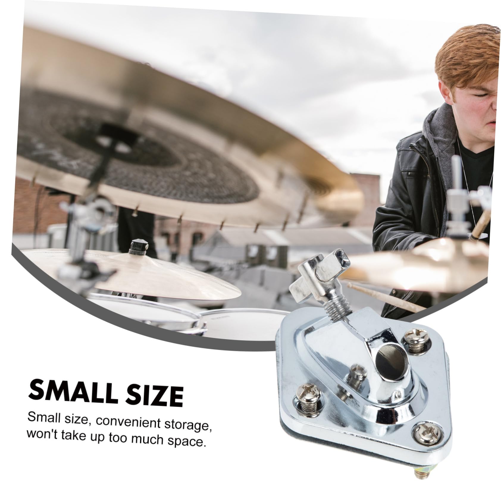 TOYANDONA 3piezas Base De Soporte Para Percusión Fácil Instalación y Compatible Tambores