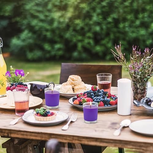 Miniatura 7 de Velas votivas perfumadas en vidrio, cera de soja de 15 horas para aliviar el estrés, velas de regalo para mesa de boda, hogar, spa, vacaciones,