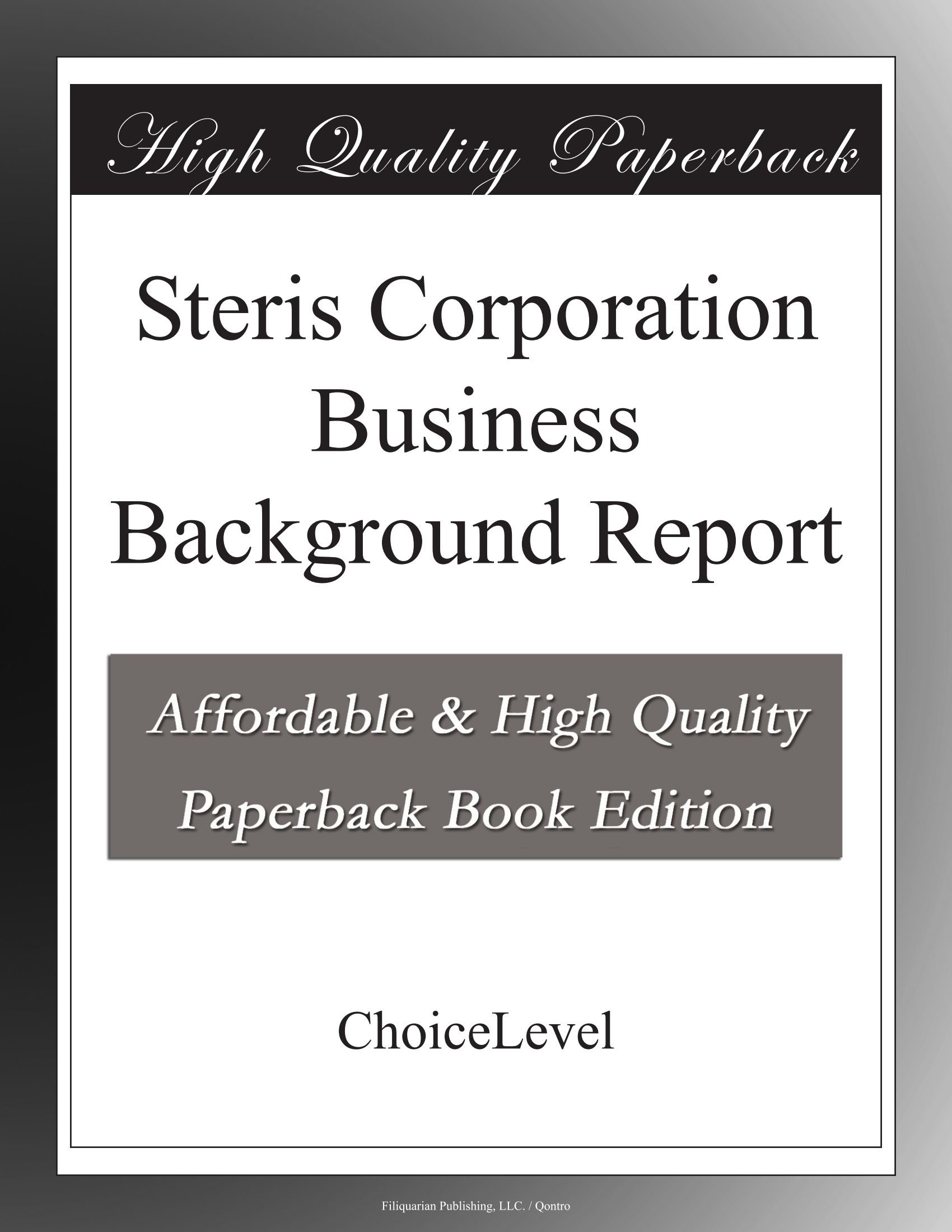 Steris Corporation Business Background Report