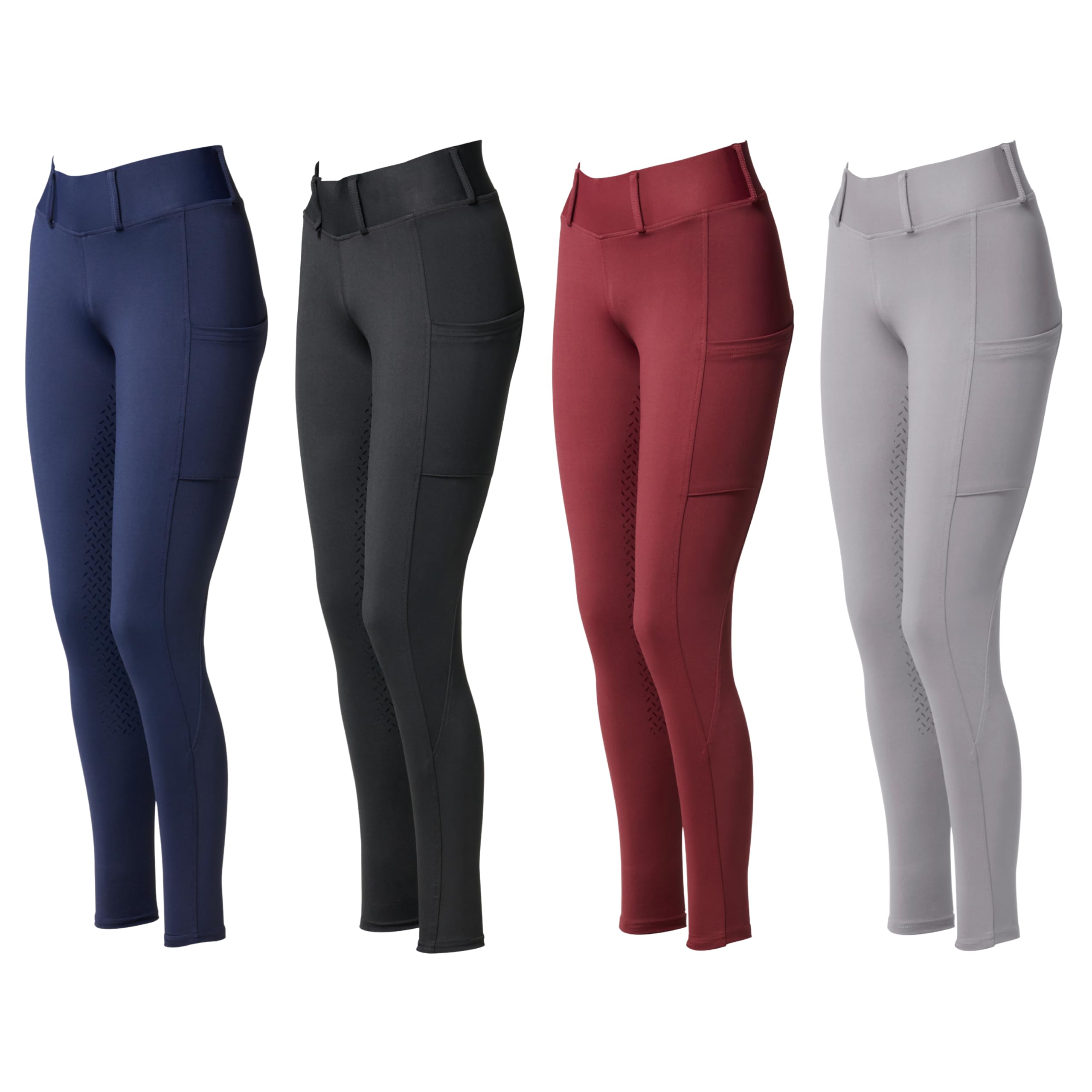 PFIFF 103100 Damen Reitleggings „Selina“ mit Handytasche