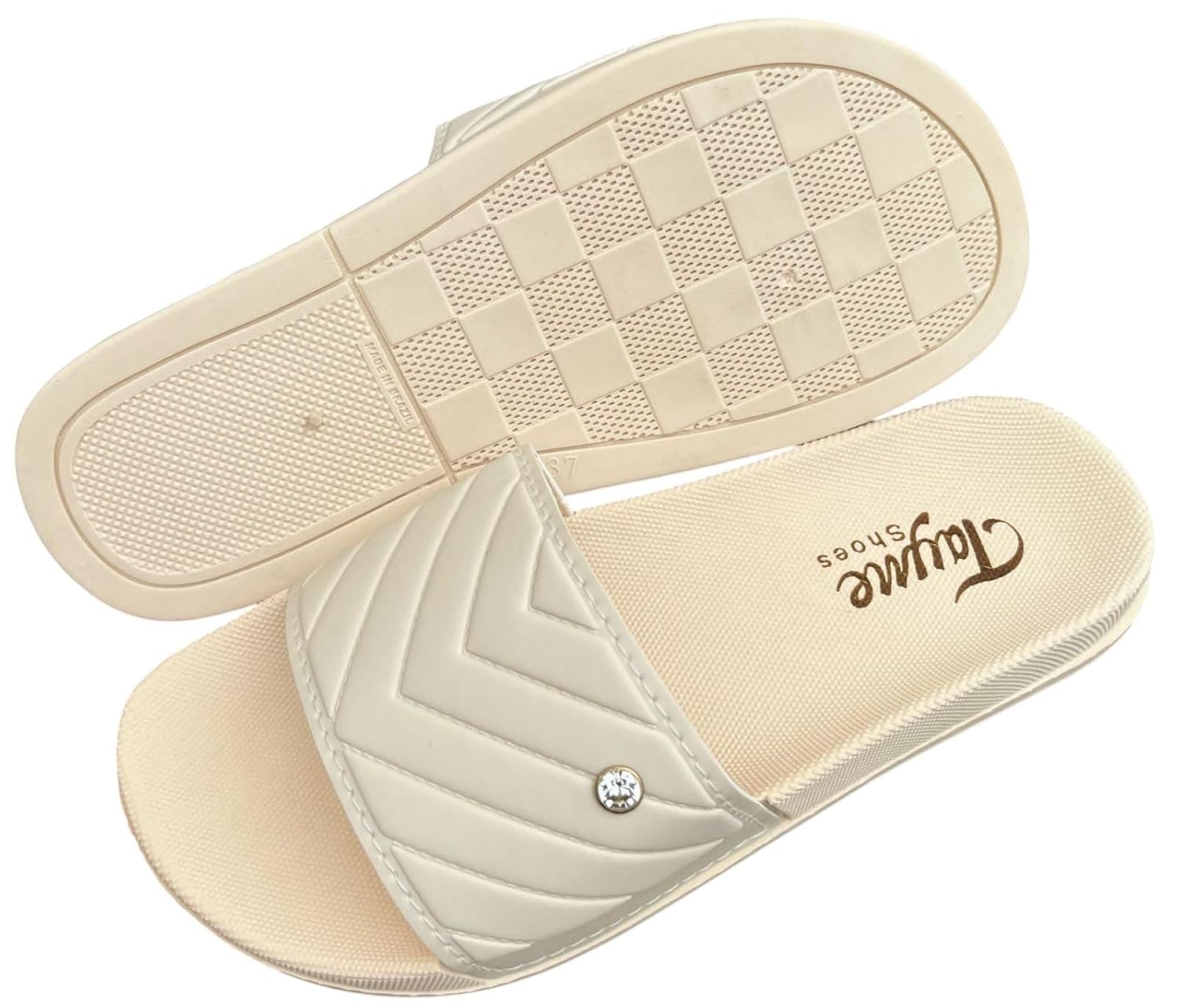 Chinelo Tayme Slide Pala Sandalia Feminino em promoção! Veja a oferta e mais achadinhos de Chinelos & Pantufas 7 Hoje é o melhor dia para comprar Chinelo Tayme Slide Pala Sandalia Feminino com aquele preço maroto! Promoção! Aproveite a oferta! 7