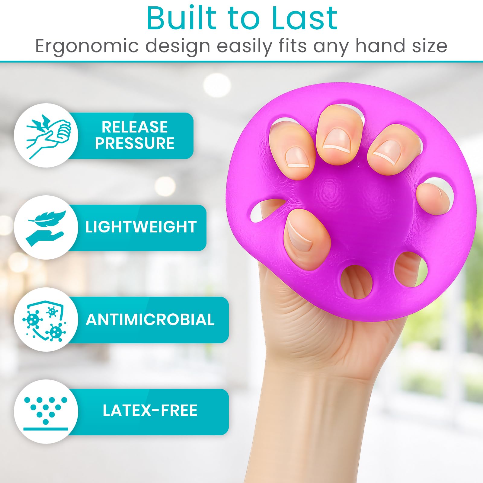 Vive Finger Exerciser Strengthener (3 Pack) - Hand Therapy Equipment — Amazon image 7