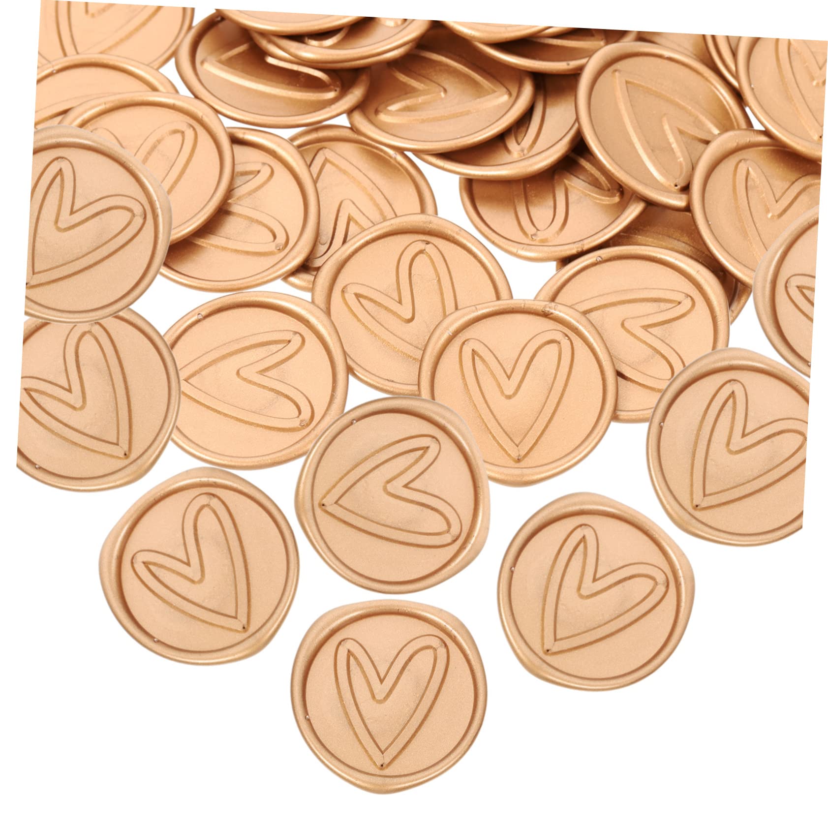 Lurrose 150stücke Herz-muster Selbstklebende Wachssiegel-sticker Für Einladungen Umschläge Und Geschenkanhänger Dekorative Wachsversiegelungen Für Hochzeiten Und Besondere Anlässe