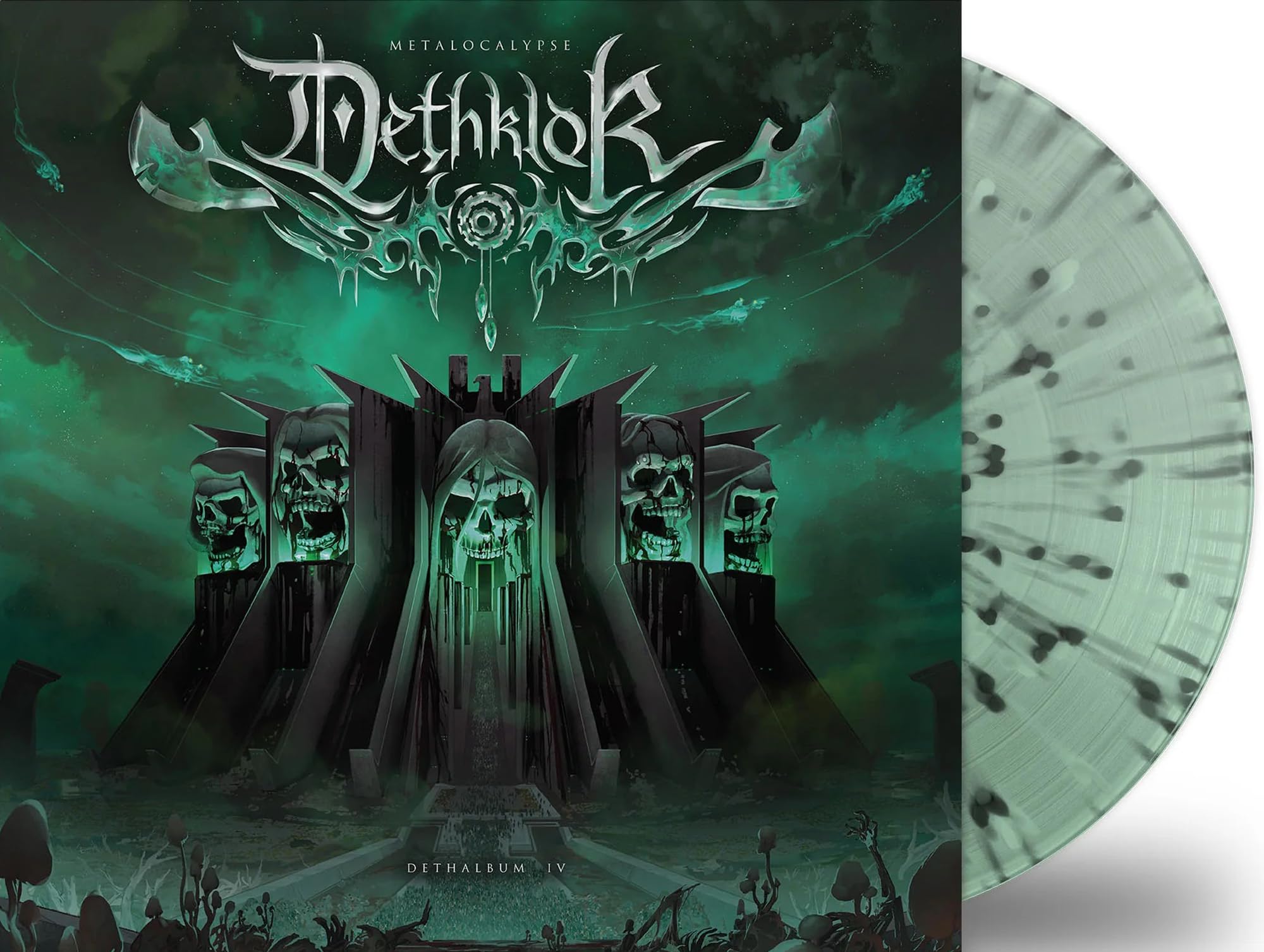 Amazon.com: Dethklok - Dethalbum IV Exclusive Bottle Green with Black ...