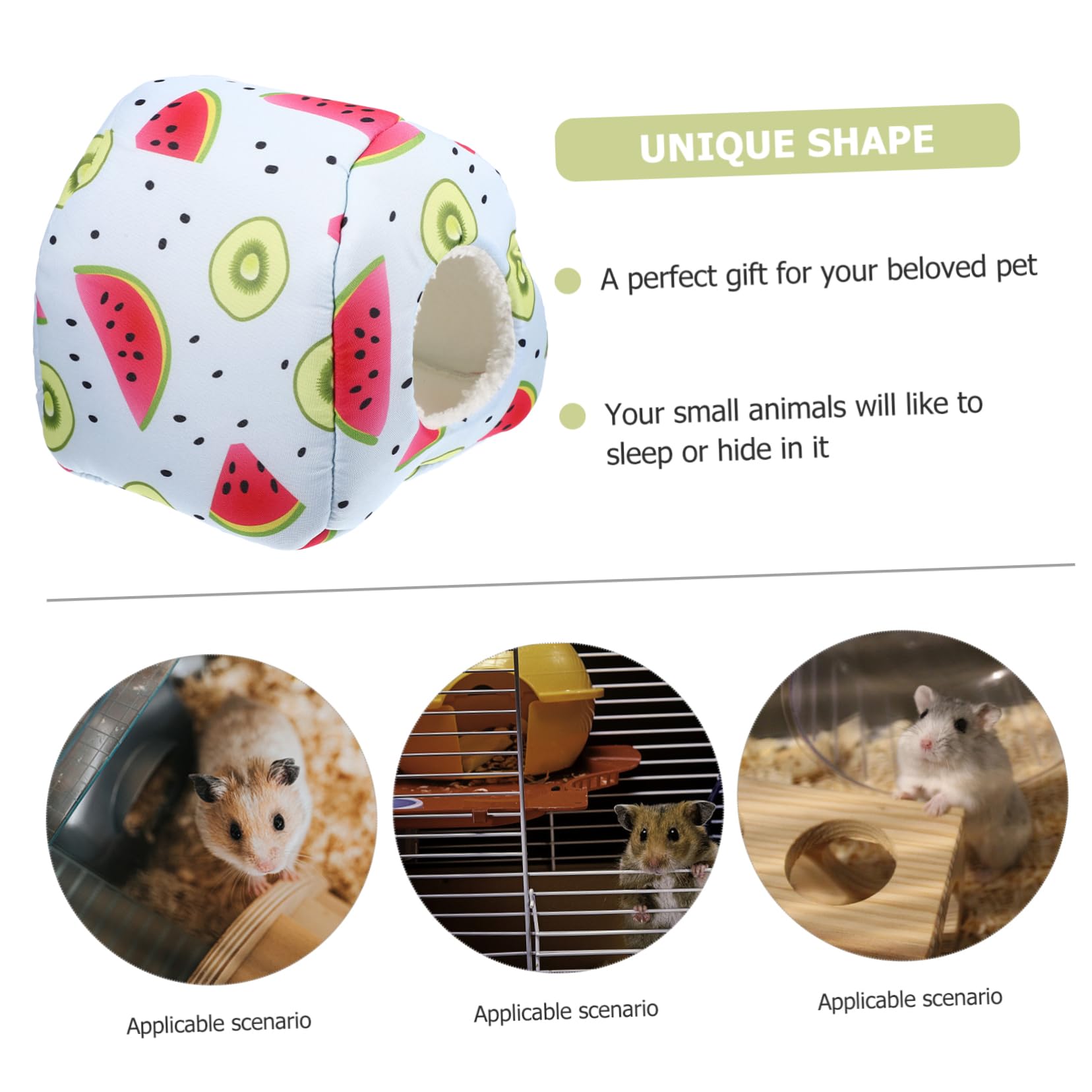 HANABASS 3stücke Sugar Glider Nest Für Kleintiere Warmes Und Gemütliches Hamsternest Dicker Baumwolle Für Meerschweinchen Chinchillas Und Zuckergleiter Für Winter Geeignet