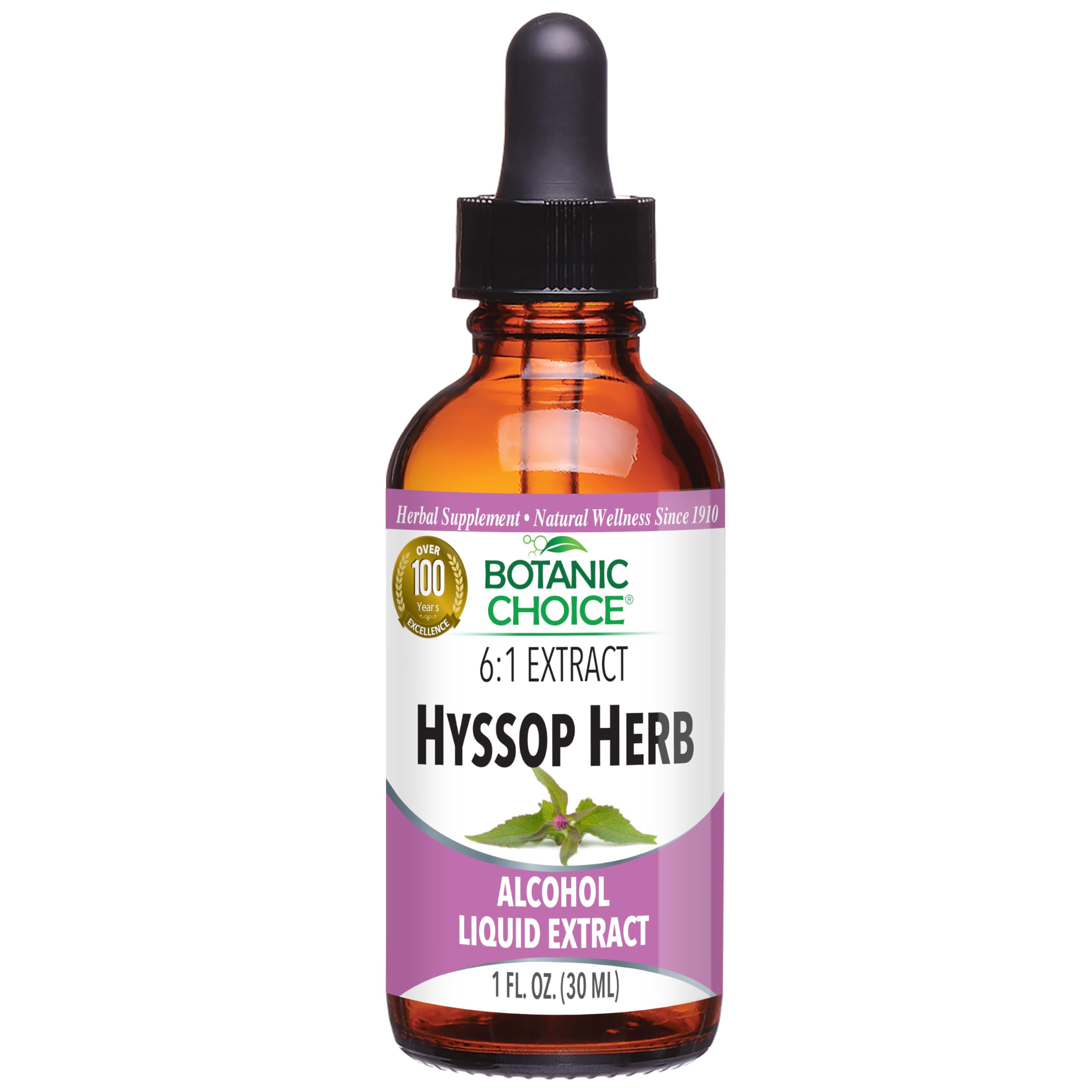 Botanic Choice Liquid Extract, Hyssop, 1 Fluid Ounce