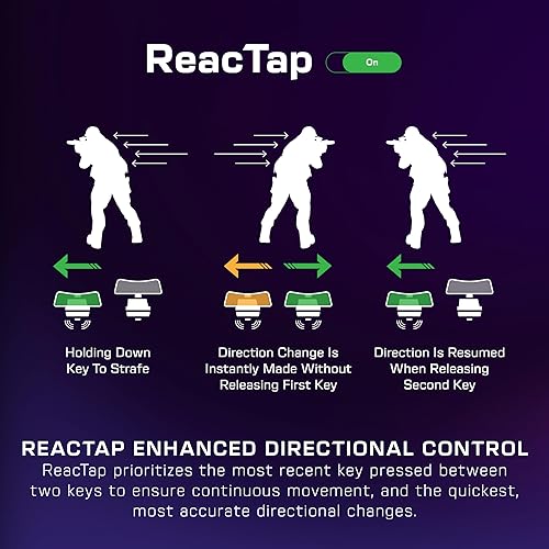 Miniatura 8 de Turtle Beach Vulcan II TKL Pro Teclado mecánico magnético RGB para juegos, interruptores analógicos de efecto Hall, accionamiento ajustable,